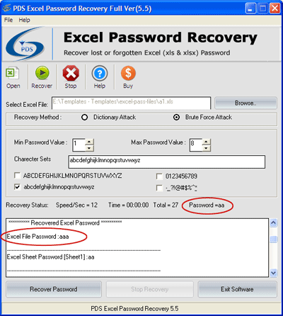Recover Excel Password