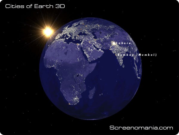 Cities of Earth Free 3D Screensaver