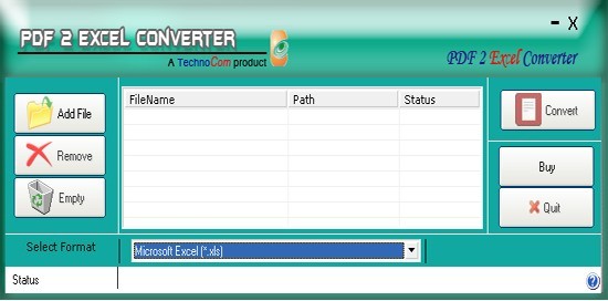 PDF 2 Excel Converter