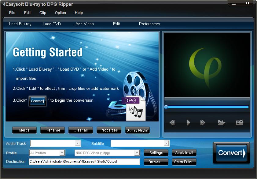4Easysoft Blu-ray to DPG Ripper