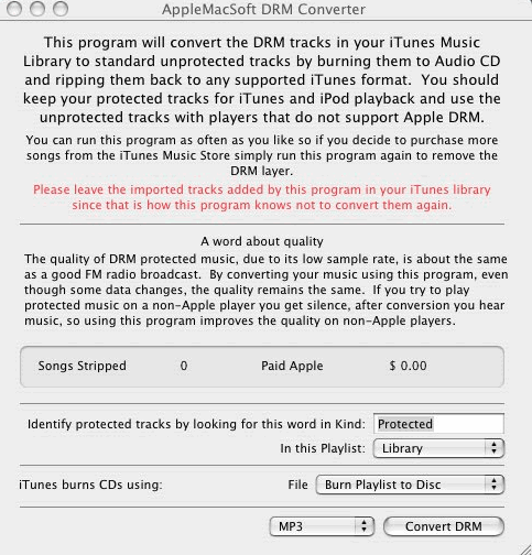 DRM Converter 3 for Mac