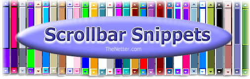 Cool CSS Web Page Scrollbar Snippets