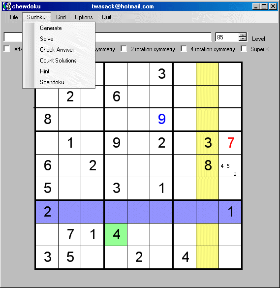Excel Program To Solve Sudoku