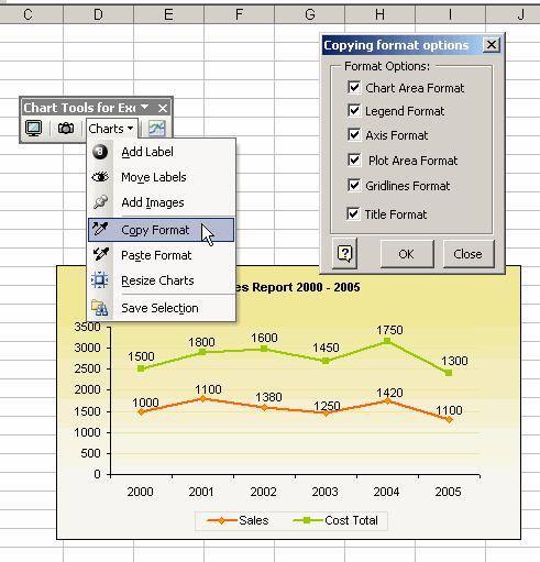 Graphs In Excel. Download Chart Tools for Excel