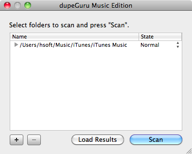 dupeGuru Music Edition for Mac OS X