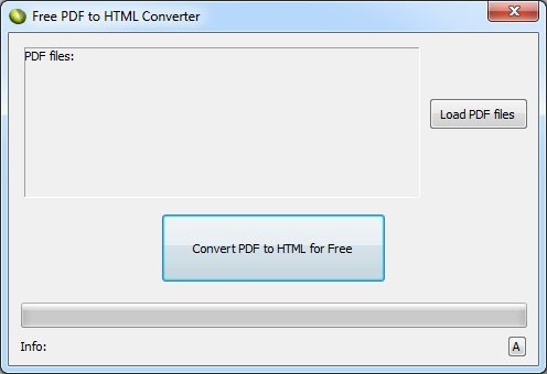 LotApps Free PDF to HTML Converter