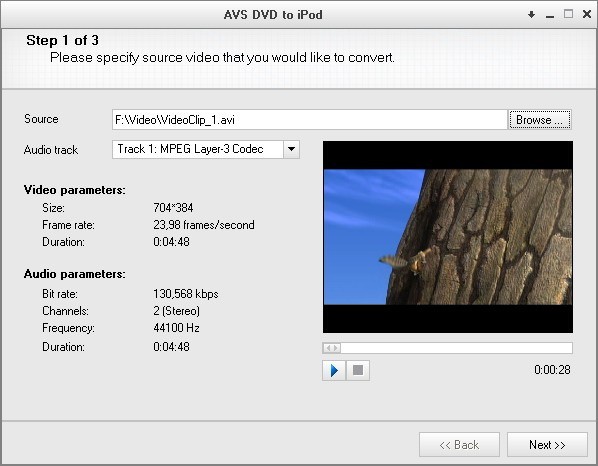 AVS Video to iPod