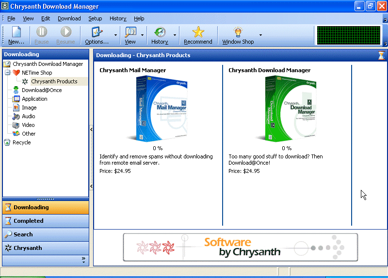 Chrysanth Download Manager