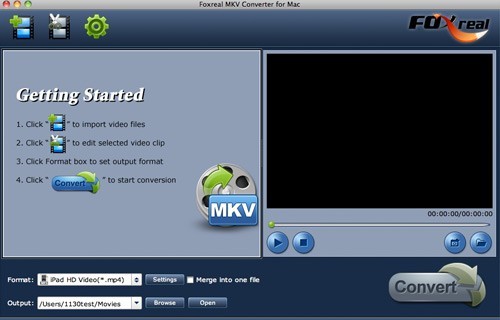 Foxreal MKV Converter for Mac
