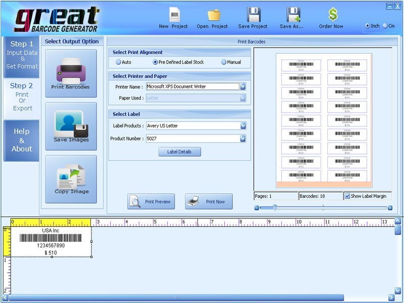 upc ean barcode software