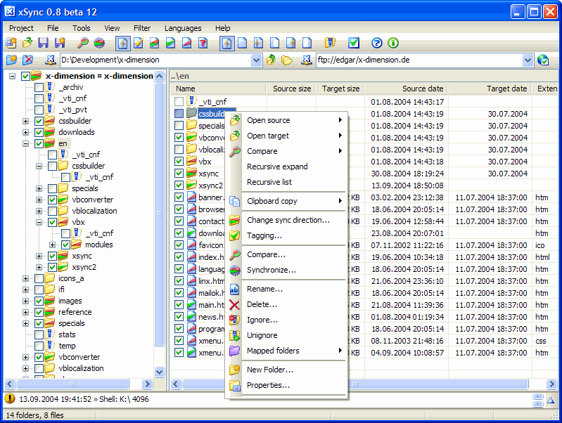 xSync File Synchronizer