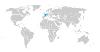 Mini Locator Map of World