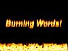 Burning Words Screensaver