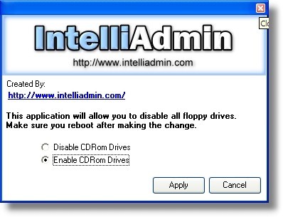 CD ROM Drive Disabler