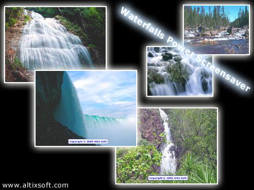 Waterfalls Power Screensaver