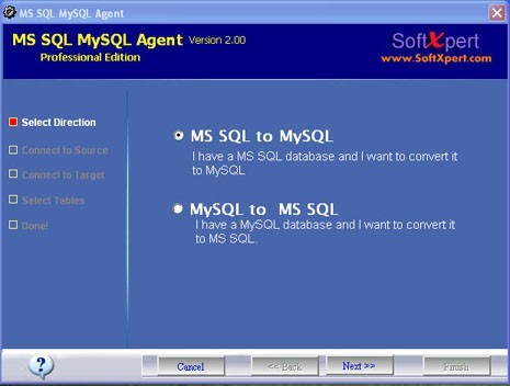 MS SQL MySQL Converter Agent