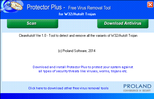 W32/AutoIt Free Trojan Removal Tool