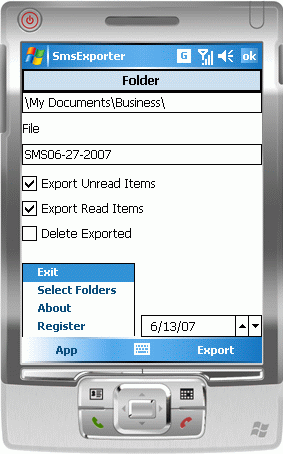 SMS Exporter