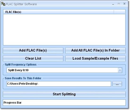 FLAC Splitter Software