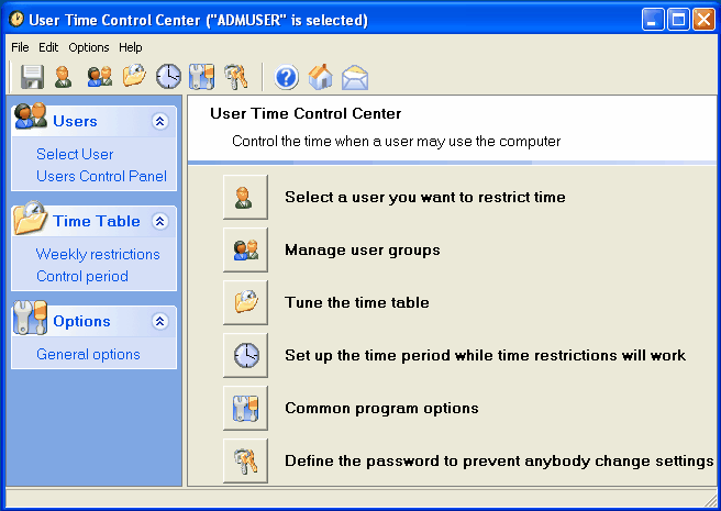 User Time Control