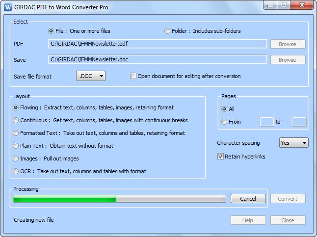 PDF to Word Converter Pro