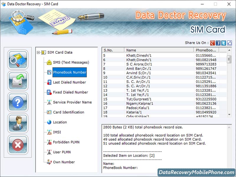 Mobile Phone SMS Recovery