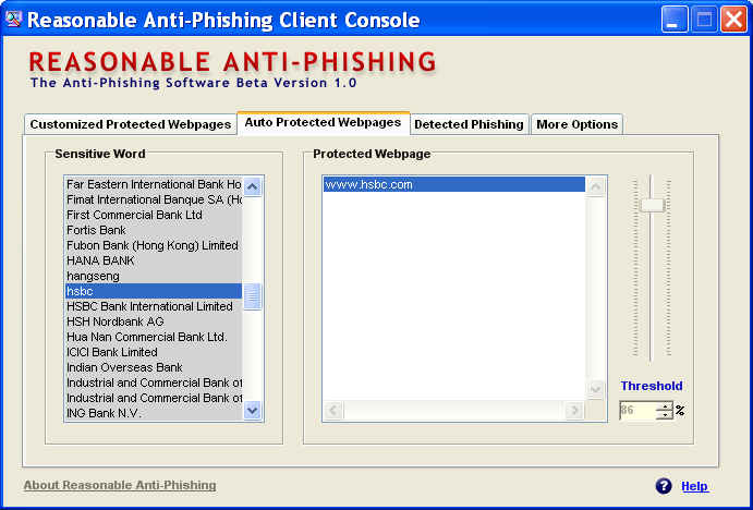 Reasonable Anti-phishing