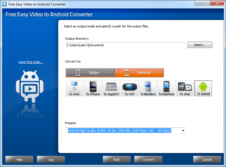 Free Easy Video to Android Converter