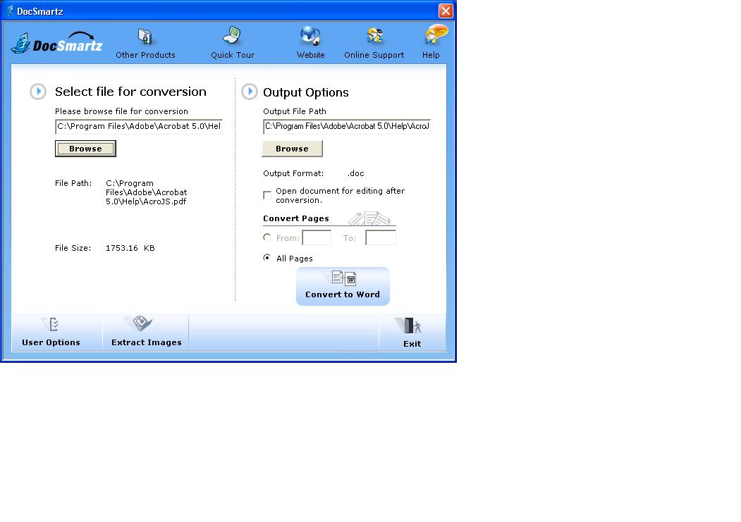Docsmartz PDF Converter to Convert PDFs