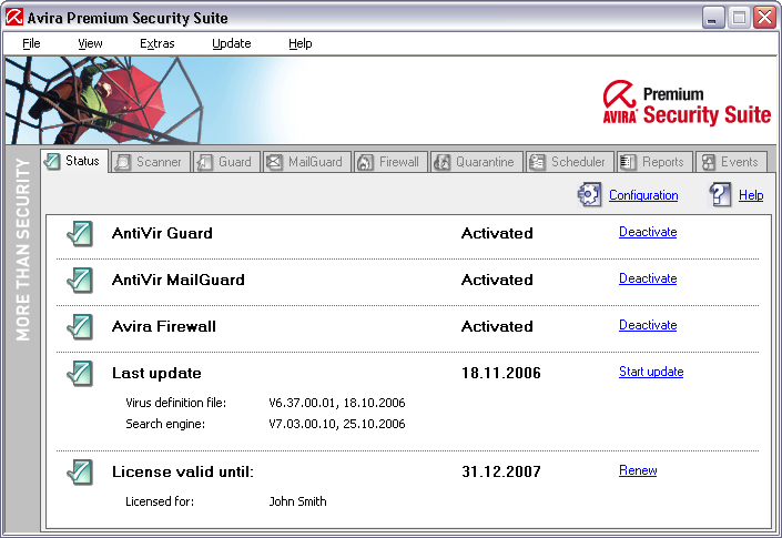 Avira AntiVir Premium Security Suite 10.2.0.671 With Key File