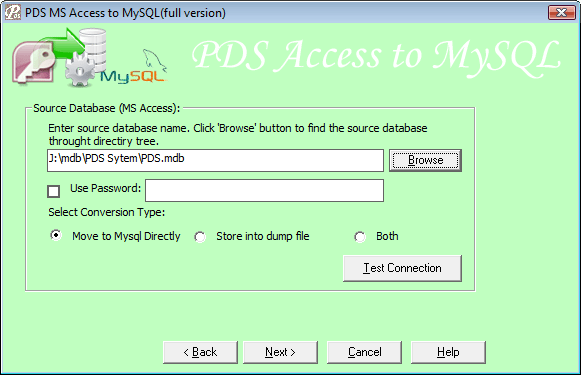 PDS Access to MySQL