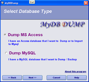 MyDbDump pro