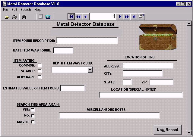 Metal Detector Database