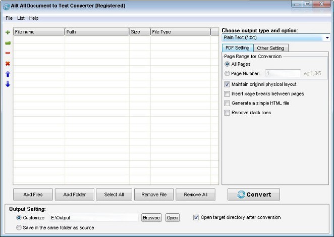 Ailt All Document to Text Converter