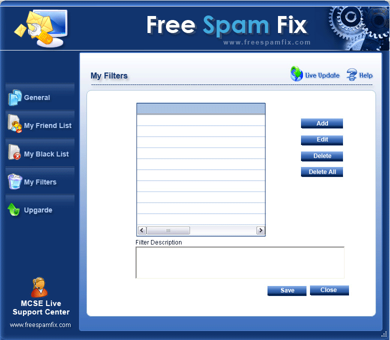 Free Spam Fix