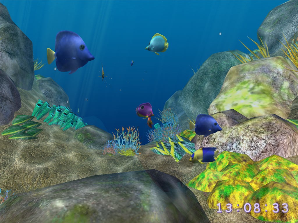 3D Coral World screensaver