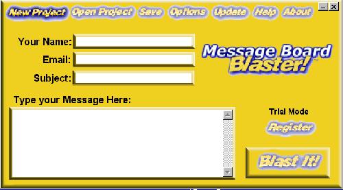 Message Board Blaster - Ad Blaster