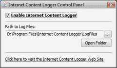 Free Internet Content Logger
