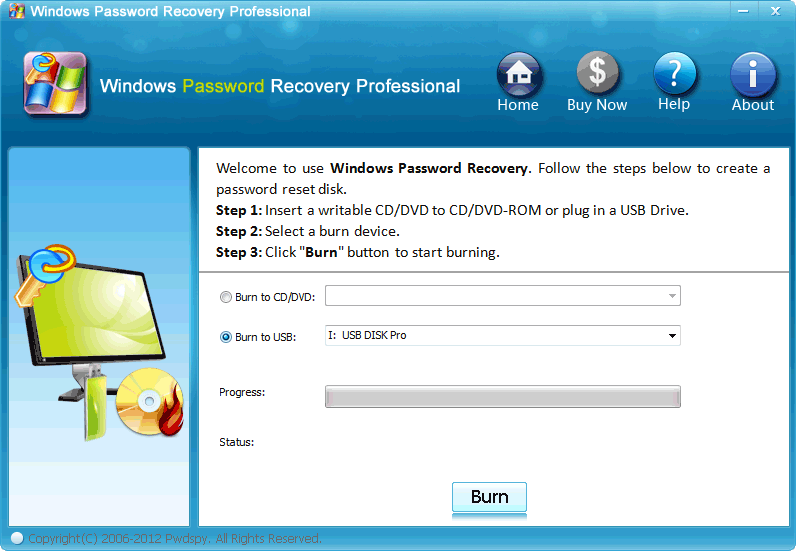 Pwdspy Windows Password Recovery Pro