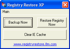Registry Restore XP