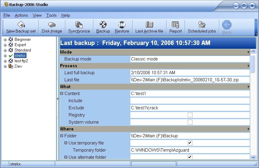 Backup2005 Pro
