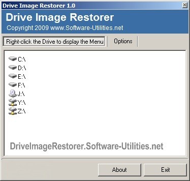 Drive Image Restorer