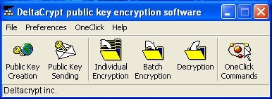Deltacrypt OneClick Encryption Software