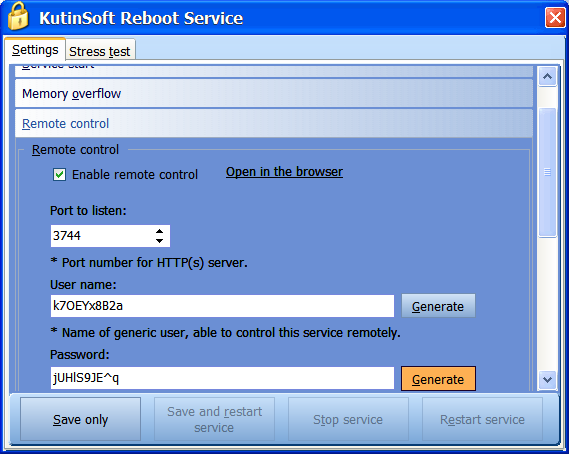 Reboot Service