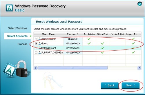 Windows Password Recovery Basic
