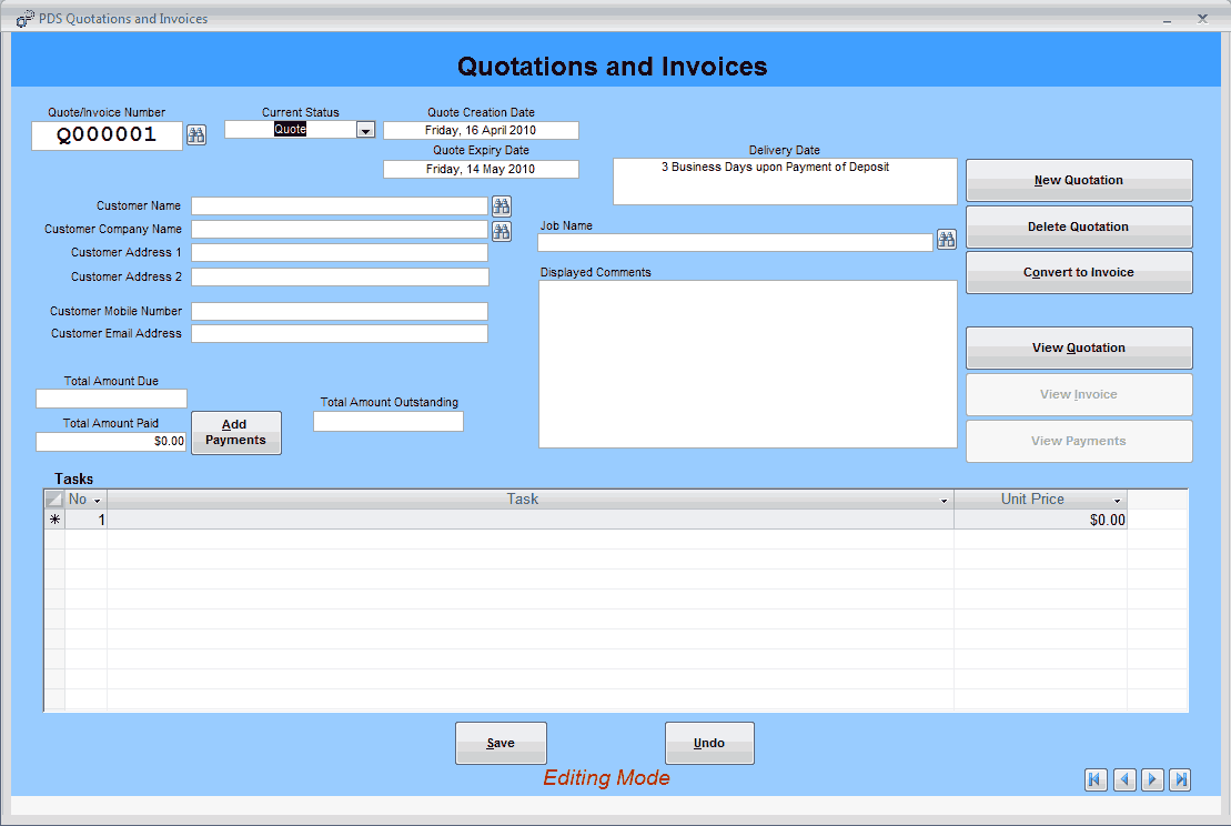 Quotations and Invoices LITE