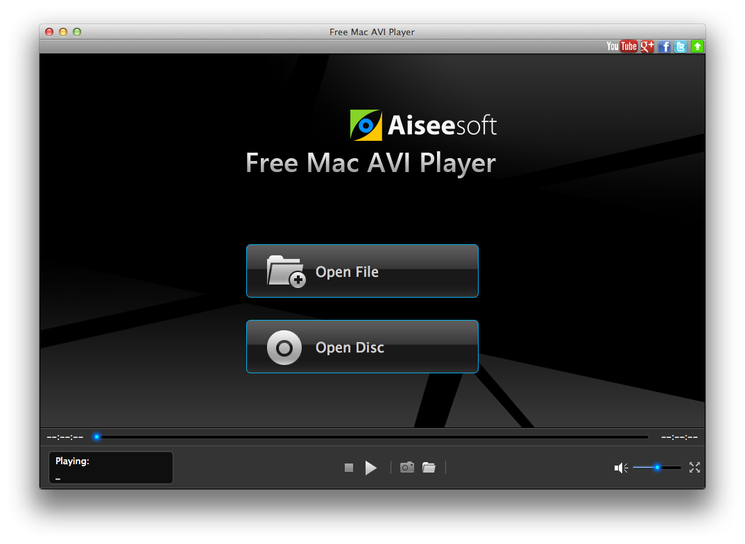 Aiseesoft Free AVI Player for Mac