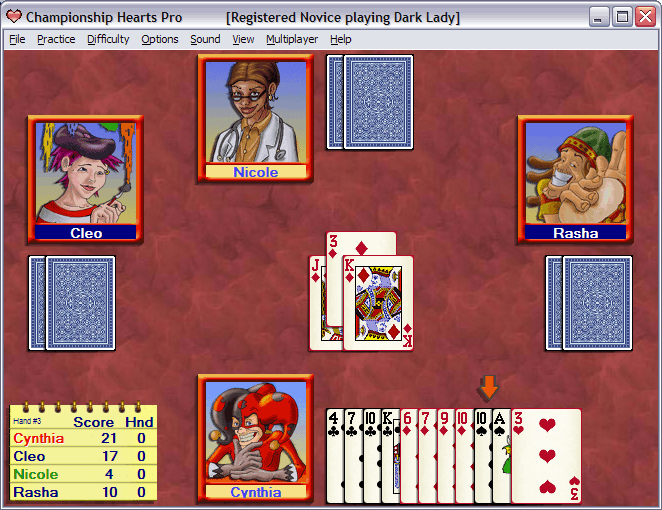 Championship Hearts, Spades, and Euchre Card Games for Windows