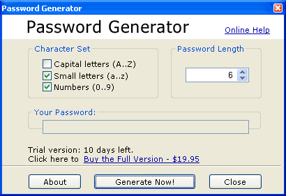 Password Generator 2.1