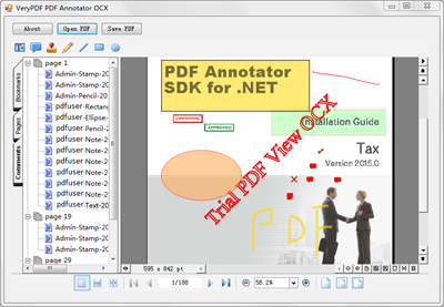 PDF Annotator SDK ActiveX for C#.NET